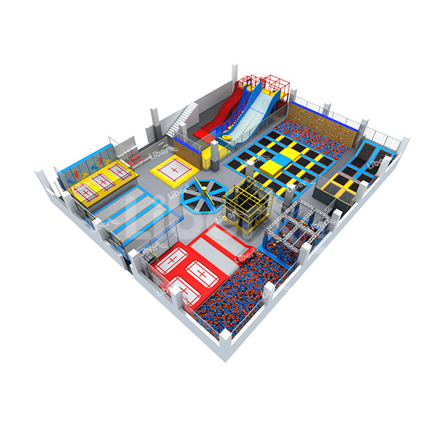 TUV Approved Indoor Amusement Bounce Trampoline Park for Children