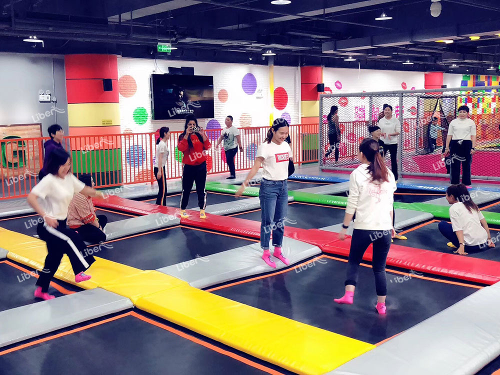 trampoline park equipment