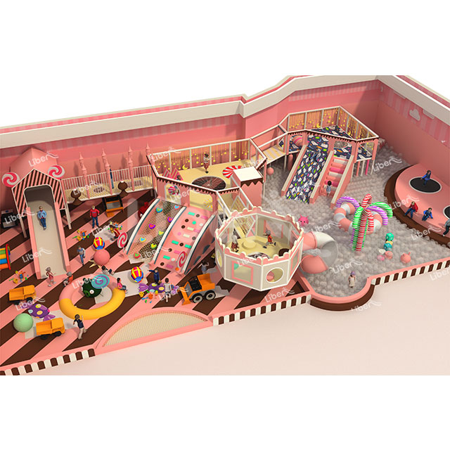 Indoor Playground Equipment of Candy Theme