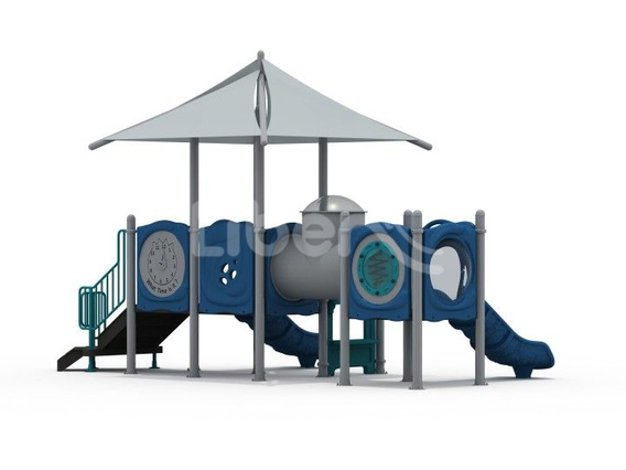 NA.LE.CF.A169.15.00 Roofless Series Outdoor Playset