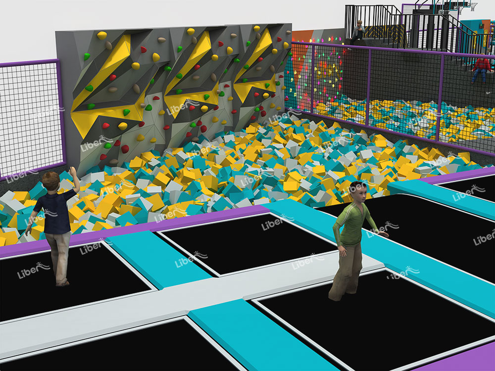 Indoor rebound trampoline park-2
