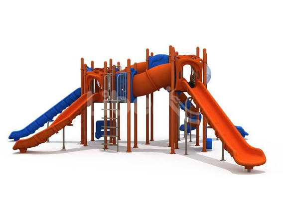 NA.LE.CF.A142.25.00Roofless Series Outdoor Playset