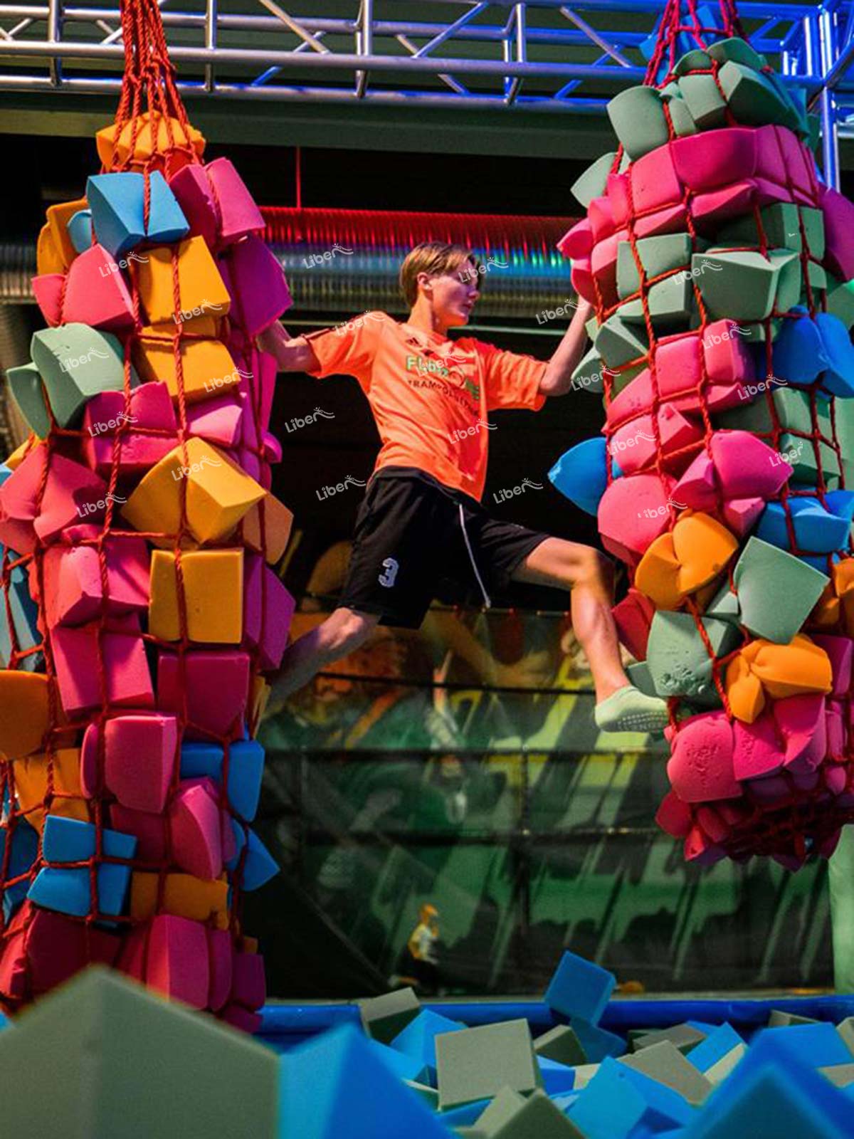 trampoline park equipment