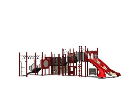 NA.LE.CF.A143.15.00Roofless Series Outdoor Playset